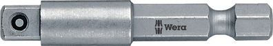 Adapter 870/4 Antriebssechskant 1/4 Zoll Abtriebs-4-KT.1/4 Zoll L.50mm WERA