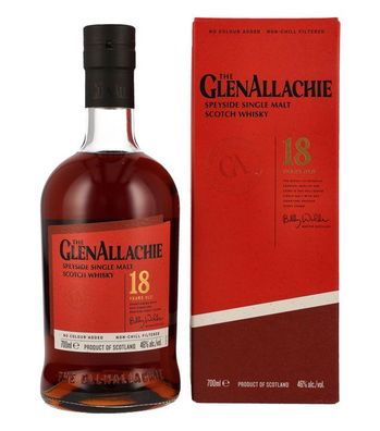 GlenAllachie 18 Jahre Single Malt Scotch Whisky (46 % vol, 0,7 Liter) (46 % vol, hide