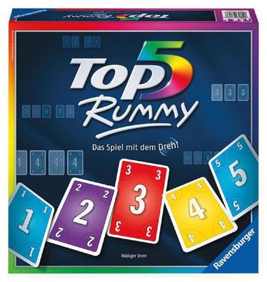 Ravensburger Top 5 Rummy, Familienspiel