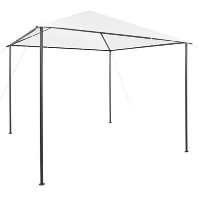 vidaXL Pavillon 3x3x2,9 m Weiß 180 g/m²