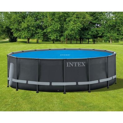 Intex Pool-Solarplane Blau 470 cm Polyethylen