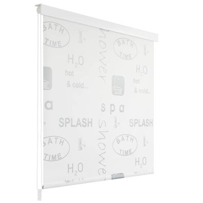 vidaXL Duschrollo 100x240 cm Splash-Design