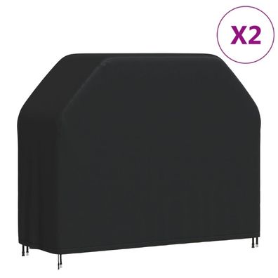 vidaXL Grillabdeckungen 2 Stk. 147x61x112 cm 420D Oxford-Gewebe