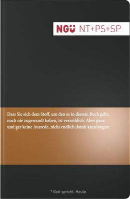 Neues Testament mit Psalmen und Sprüchen: Neue Genfer Übersetzung,