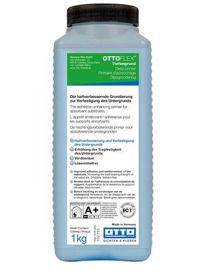 Ottoflex Tiefengrund 1 kg Grundierung Boden Wand Putz Estrich Fliesenkleber