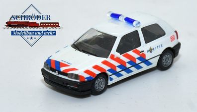 HERPA 042222 VW Golf III - "Polizei Niederlande" 1:87 - neu & ovp in BOX, rar