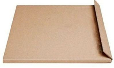 Schachtel Versandkarton 325x320x12mm Innenmass VINYL-Schallplatten, Braun NEU