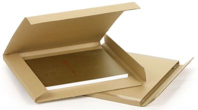 Schachtel Versandkarton 325x320x12mm Innenmass VINYL-Schallplatten, Braun NEU