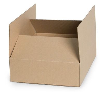 Faltkartons Versandkarton 300x300x80 mm 350G Außenmass BOX einwellig Braun NEU