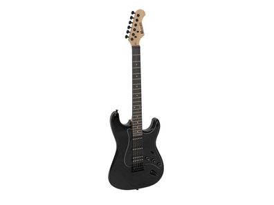 Dimavery ST-312 E-Gitarre, schwarz/schwarz