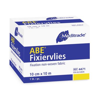 52x Meditrade ABE® Fixiervlies, selbstklebend 20 cm x 10 m - 1 Rolle | Packung (1 Stü