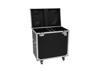 Roadinger Flightcase 2x TMH BSW-380 mit Rollen