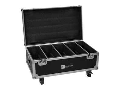 Roadinger Flightcase 4x LED CLS-18 QCL RGB/WW mit Rollen