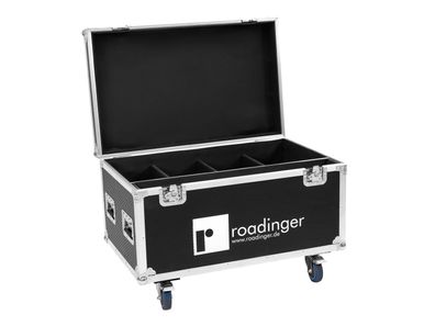 Roadinger Flightcase 4x LED IP Atmo Blinder 9