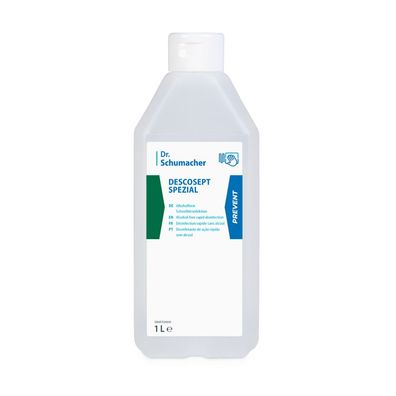 10x Dr. Schumacher Descosept Spezial, Schnelldesinfektion 1 Liter | Flasche (1 l)