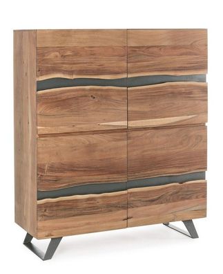 Sideboard Aron 118 x 138 x 45 cm Akazie