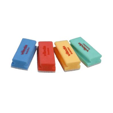 Vileda Professional Kratzfrei Schwamm - 10 Stück - Blau | Packung (10 Schwämme)