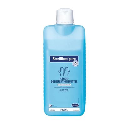 10x Hartmann Sterillium® pure Händedesinfektion - 1 Liter | Flasche (1000 ml)