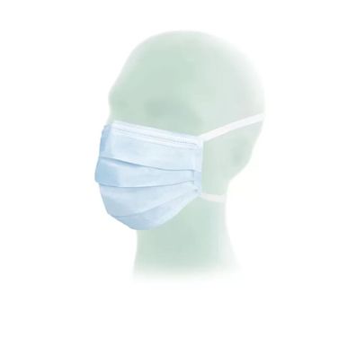 12x Suavel® Comfort OP-Maske zum Binden, blau, | Packung (50 Stück)