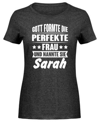 Gott formte die perfekte Frau und nannte - Damen Melange Shirt