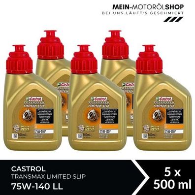 Castrol Transmax Limited Slip 75W-140 LL 5x500 ML