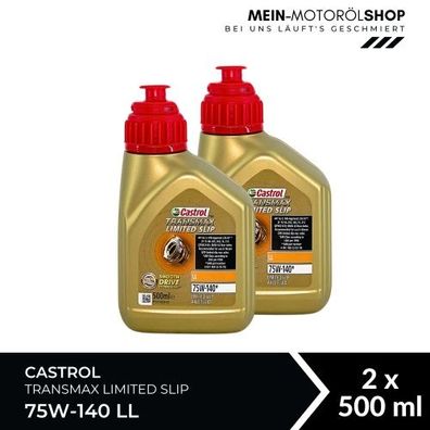 Castrol Transmax Limited Slip 75W-140 LL 2x500 ML