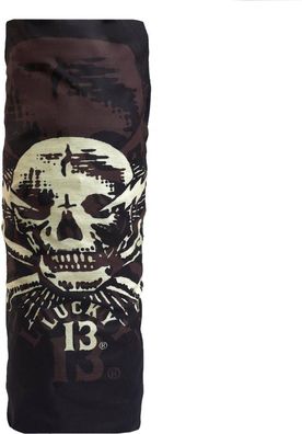 Lucky 13 Tunnel Skull Black