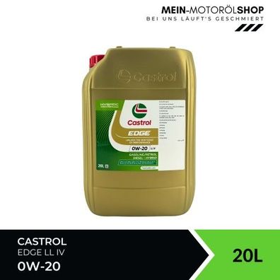 Castrol Edge 0W-20 LL IV 20 Liter