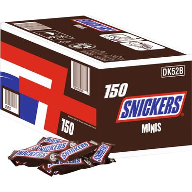 Snickers 462600 Snickers Minis Schokoriegel 150 Riegel