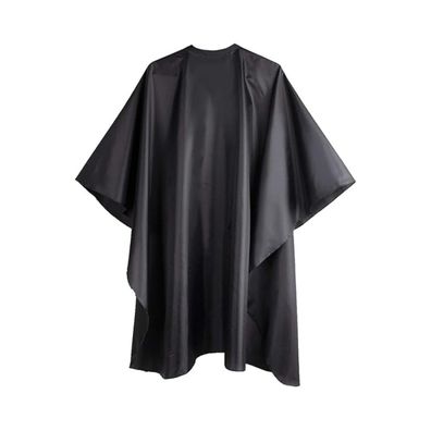 Professioneller Nylonumhang für Friseursalons, Unisex Schwarz, 140 x 160 cm