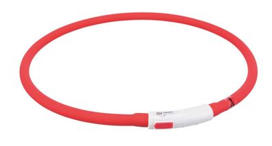 Trixie Flash Leuchtring USB XS-XL rot