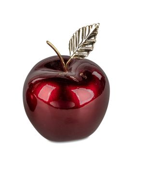 Dekoration Weihnachten Bollweg Deko Apfel 12cm seidenmatt rot auch als Winter oder We