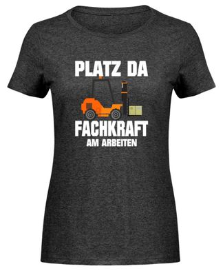 PLATZ DA Fachkraft AM Arbeiten - Damen Melange Shirt