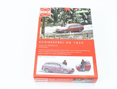 Busch H0 7859 Modellauto Audie A4 Avant mit Figur Szenenset "Schneefrei" 1:87