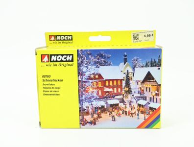 Noch 08760 Streumaterial Schneeflocken Dekore Winterlandschaft 75g