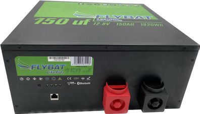 FLYBAT LiFePO4 Lithium Batterie Smart BMS 12.8 V 150 Ah Untersitz