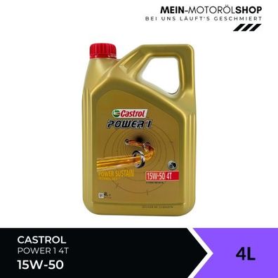 Castrol Power 1 4T 15W-50 4 Liter