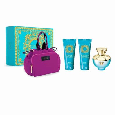 Versace Dylan Torquoise Eau De Toilette Spray 100ml Set 4 Artikel