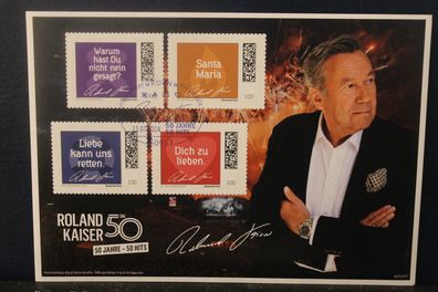 Roland Kaiser Sonderedition 2024; mit Ersttagssonderstempel