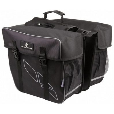 M-Wave Amsterdam Doppeltasche 30L schwarz / grau