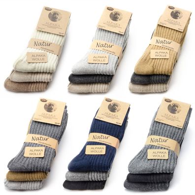 85% Alpaka Wolle Alpaka Socken Wollsocken Herren Damen Wintersocken