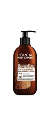 Bartshampoo / 200ml / Loreal Men Expert / 3in 1 intensiv / Bart Gesicht Haar