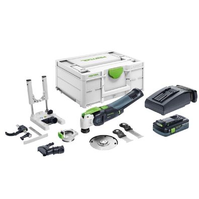 Festool Akku Oszillierer Sägeblatt Ladegerät Vecturo OSC 18 HPC 4,0El-Set 576593