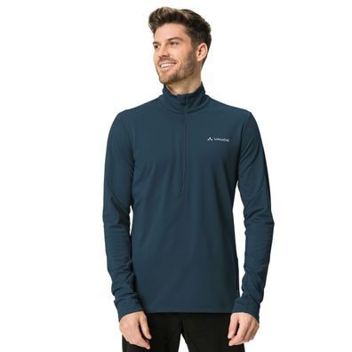 VAUDE Mens Livigno Halfzip II - Fleecepullover Halfzip - Farbe: dark