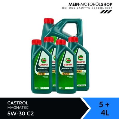 Castrol Magnatec 5W-30 C2 5 + 4 Liter