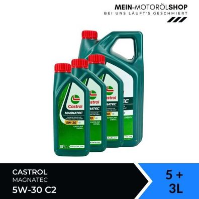 Castrol Magnatec 5W-30 C2 5 + 3 Liter