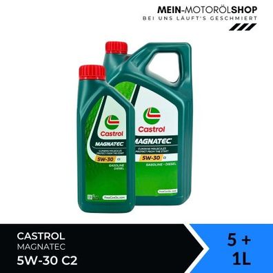 Castrol Magnatec 5W-30 C2 5 + 1 Liter