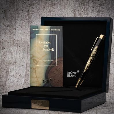 Montblanc Patron of Art 888 Edition 2007 Alexander Humboldt Füller ID 101181