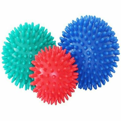 3er Set Massagebälle - 7 cm + 8 cm + 9 cm Massageball