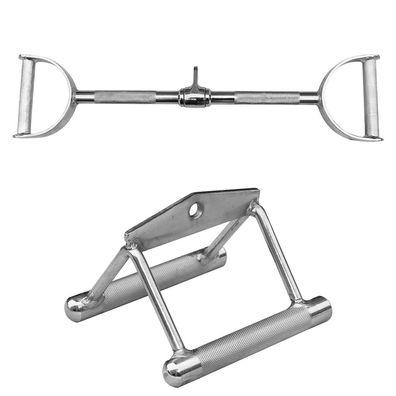 Sporttrend 24 - Seilzug Set Parallelgriff schmal + Latzugstange mit Hufgriff